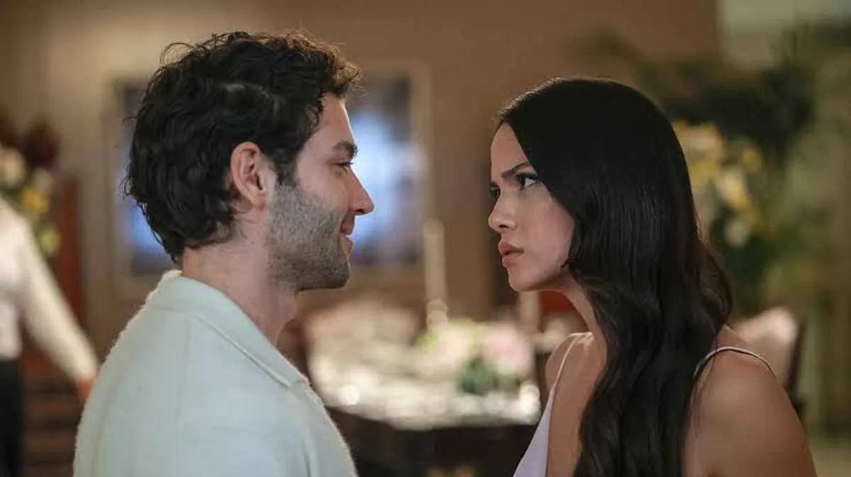مشهد من مسلسل «ورود وذنوب»
