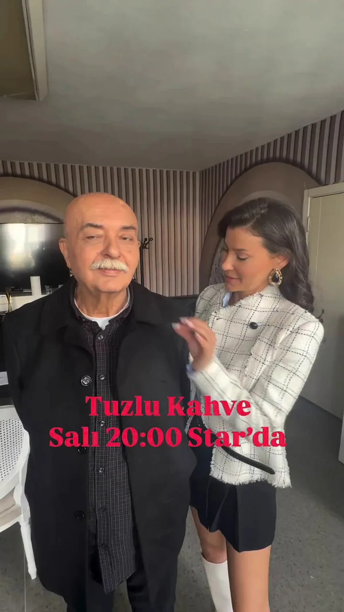 مشهد من مسلسل القهوة المالحة